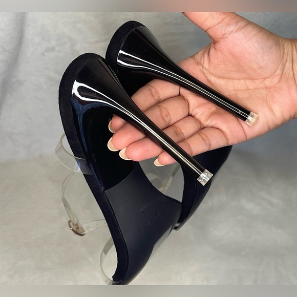 Simmi London clear strap square toe heels - Picture 5 of 8